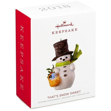 - Hallmark Keepsake 2018 That's Snow Sweet Snowman Ornament