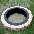 thumbnail image 5 of Sunnydaze 30" Round Steel Fire Pit Ring Insert, 5 of 9
