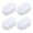 White, variant on 4Pcs Silicone Jaw Exerciser Portable Men Women Face Muscle Sculpting Jaw Bone Strengthener Jawline Shaper Trainer
