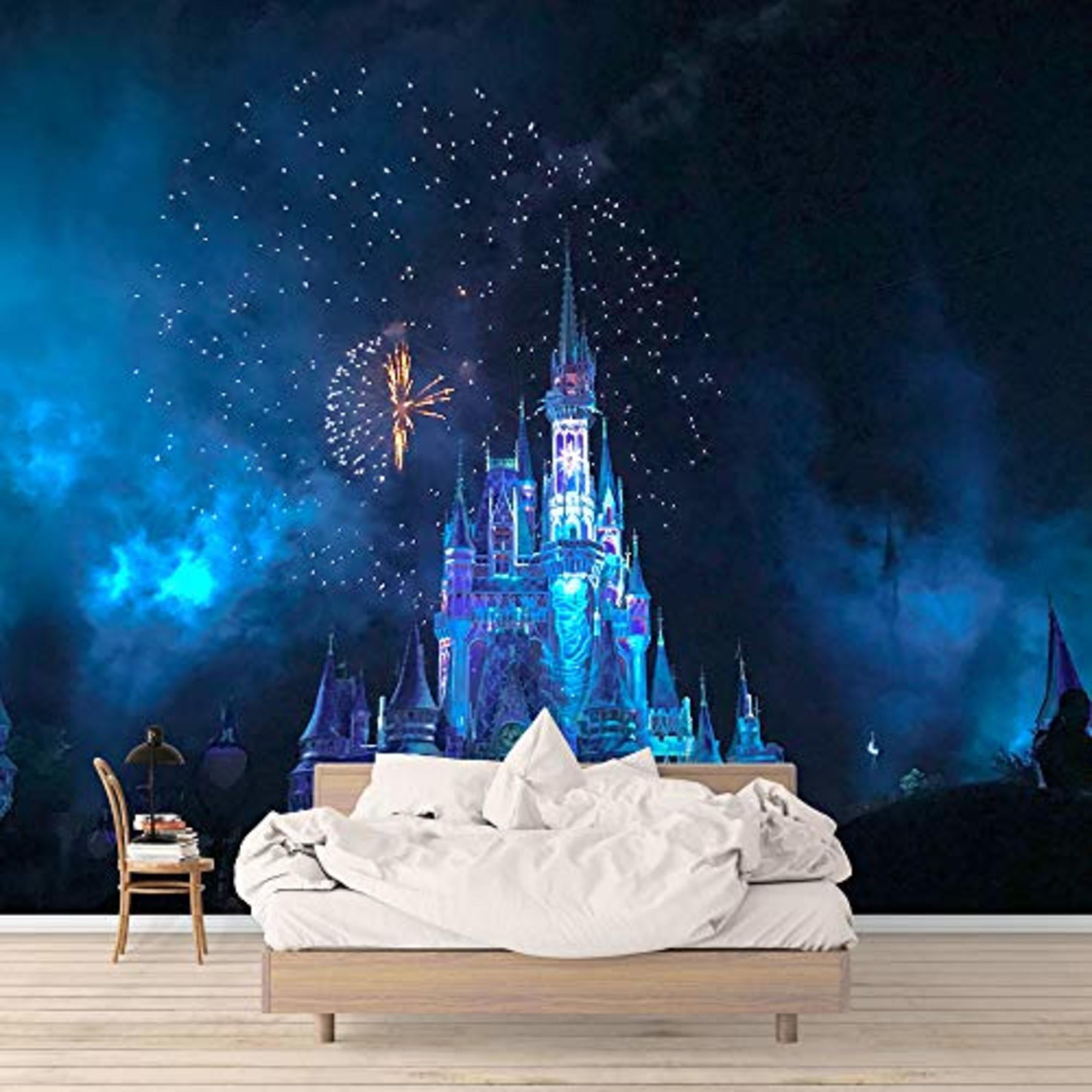 Idea4wall 6pcs Dream Castle Peel and Stick Wallpaper Removable Wall Murals  Large Wall Stickers for Home Decoration, 100