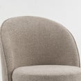 thumbnail image 5 of Kidol & Shellder Modern Swivel Accent Chair with Solid Wood Frame & Boucle Fabric Multi-Use Dining Chair, Vanity Makeup Seat - Easy Assembly Upholstered Chair, Oatmeal 2PCS, 5 of 6