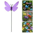 thumbnail image 2 of THHEIC 1 Pack 3D Butterfly Stakes for Garden Decor, 12cm Fake Butterflies Stake for Lawn, Patio, Yard, Pathway, Indoor and Outdoor Ornaments, 2 of 4
