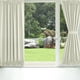thumbnail image 2 of Cortinas de 2 paneles para puerta con bolsillo para barra, cortinas con ojales de privacidad CACAGOO  Blanco, 2 of 7