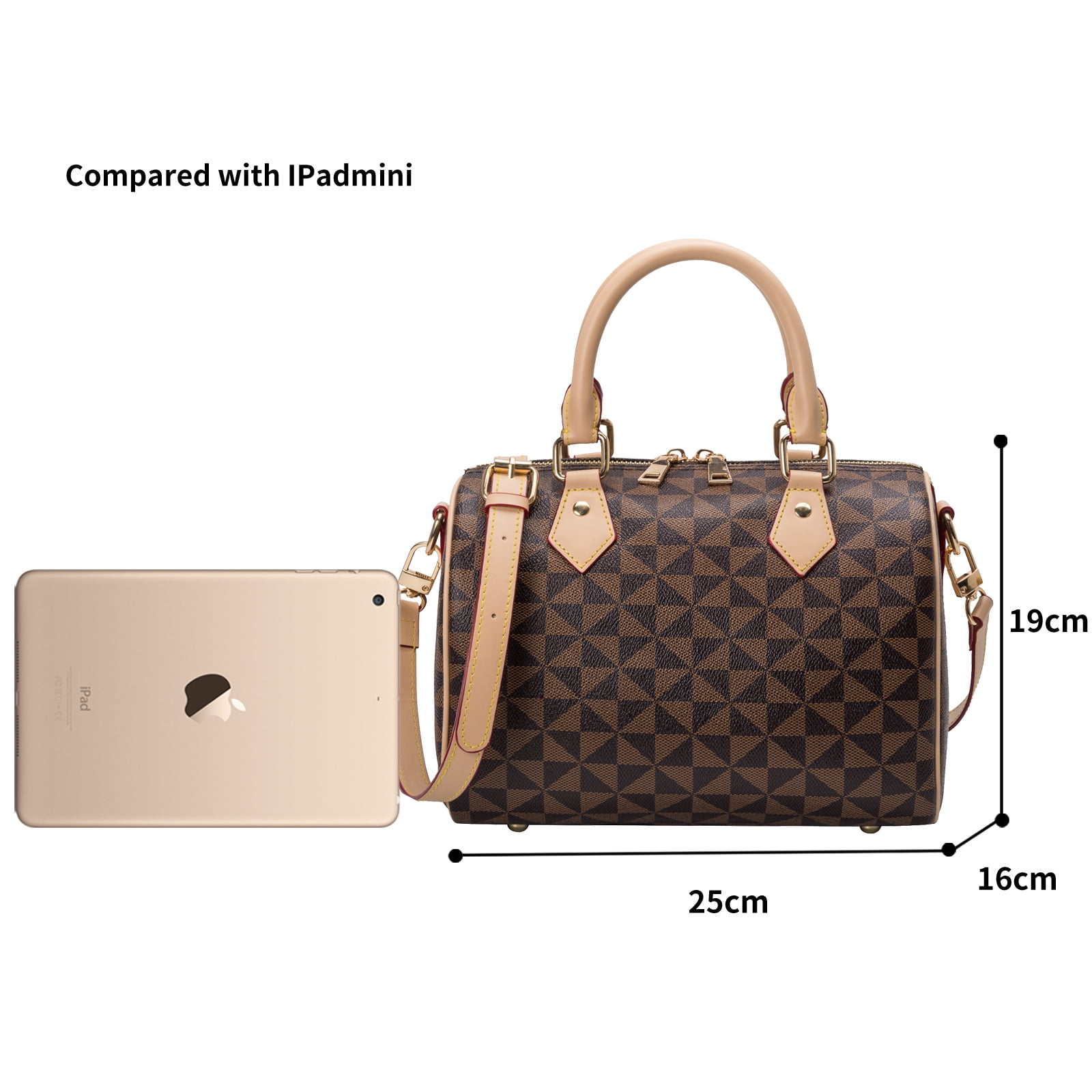 GOWELL Fashion Large Capacity Boston Pillow Bag for Women's Versatile Single Shoulder Diagonal Cross Bag Hobo Handbag Tote Bag Top-Handle Satchel Purse with Adjustable Shoulder Strap