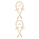 thumbnail image 4 of Seitruly Varilla rizadora sin calor, diadema, rizador perezoso, cinta rizadora de seda, cinta rizadora de seda, cinta rizadora de pelo sin calor, cinta Amarillo 2piezas Seitruly CBP045025, 4 of 5