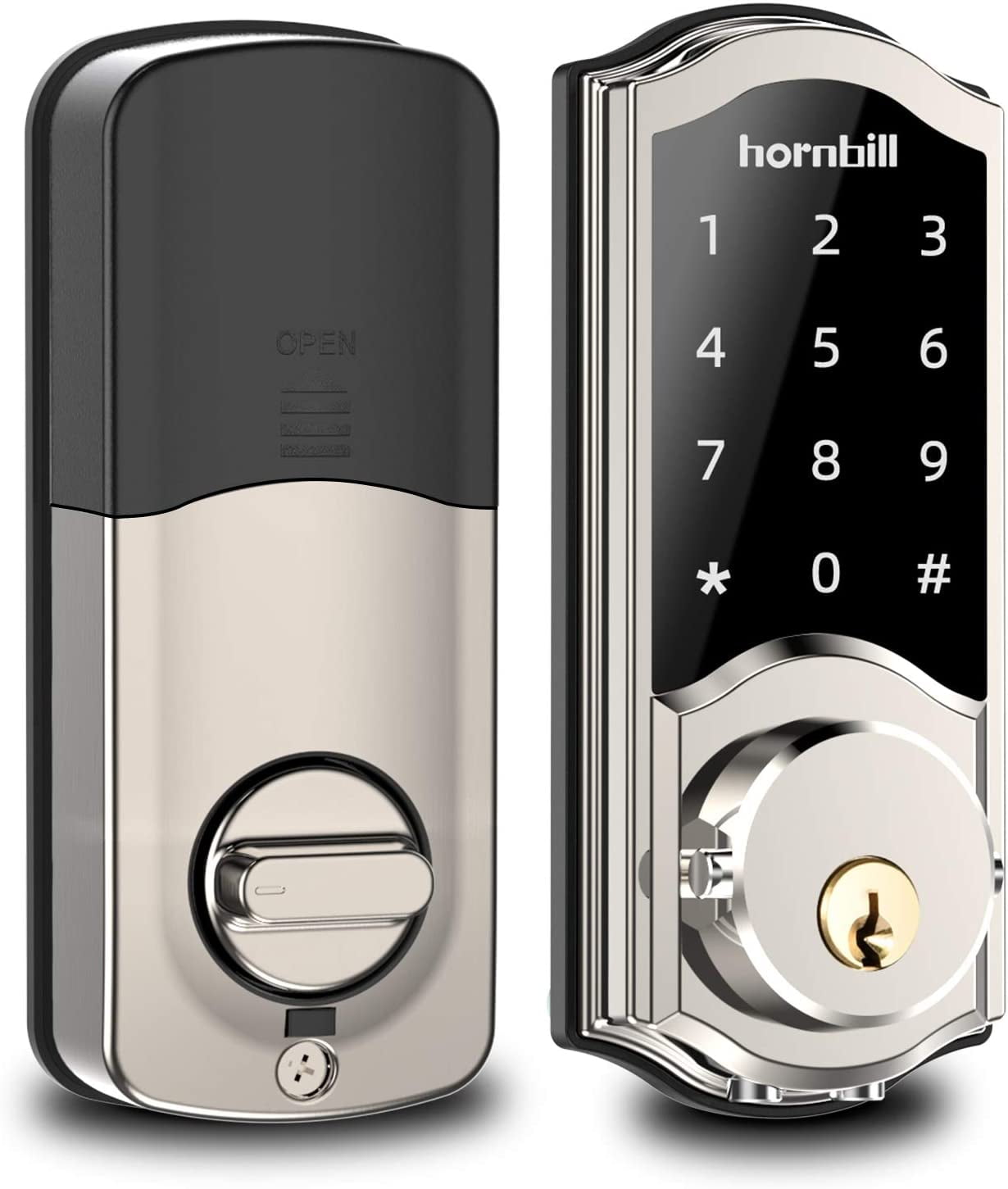 axGear [2021 Newest Version Smart Deadbolt Lock Front Door, Keyless
