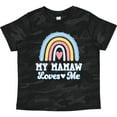 thumbnail image 3 of Inktastic My Mamaw Loves Me Girls Retro Rainbow Girls Toddler T-Shirt, 3 of 5