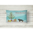 thumbnail image 2 of Carolines Treasures CK3465PW1216 Cavalier King Charles Spaniel Christmas Tree Canvas Fabric Decorative Pillow, 12H x16W,, 2 of 4