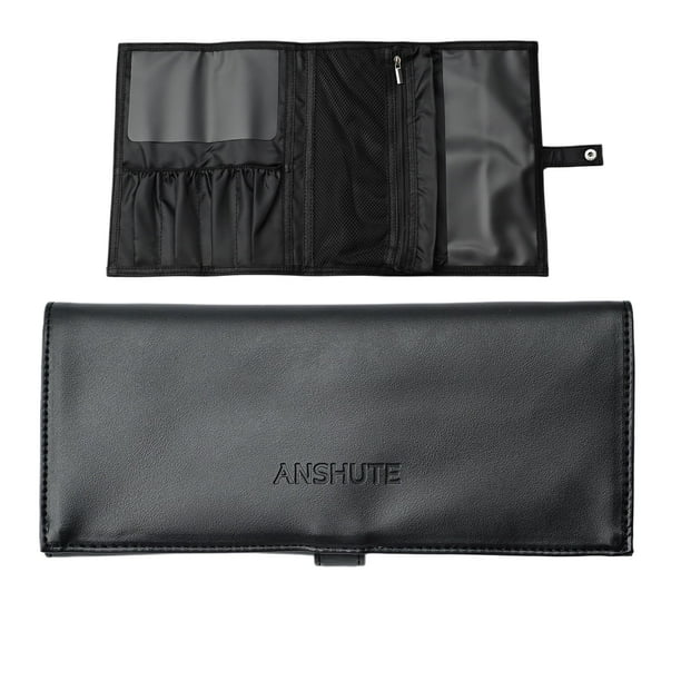 Organizador de brochas de maquillaje Anshute, todo en uno, listo para viajar