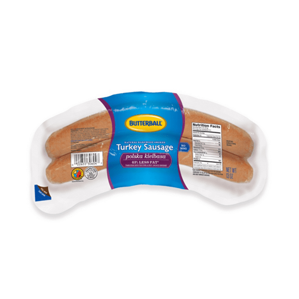 Butterball Fully Cooked Polska Kielbasa Turkey Sausage 13 Oz Walmart Com