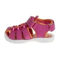 thumbnail image 3 of Rugged Bear Girls' Closed Toe Toddler Sandals with Adjustable Hook & Loop Closure, 3 of 5