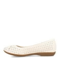 thumbnail image 4 of Cliffs by White Mountain Cheryl Women's Flats Color: White Burnished Smooth Size: 8, 4 of 7