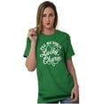 thumbnail image 2 of I'll Be Your Lucky Charm Clover Plus Size Crewneck Graphic Tee Shirt Brisco Brands 3X, 2 of 3