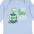 thumbnail image 4 of Inktastic My 1st Easter Dinosaur Hatching Easter Egg Boys or Girls Long Sleeve Baby Bodysuit, 4 of 5