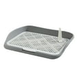 thumbnail image 3 of Inodoro para Perros Perfecl Rejilla de Malla Soporte para Almohadillas de Entrenamiento Valla Mediana Gris, 3 of 8