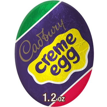 Cadbury Creme Egg Milk Chocolate and Fondant Easter Candy, Egg 1.2 oz