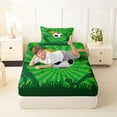 thumbnail image 4 of Erosebridal Soccer Sport Lovers Twin Sheet Sets,Football Ball Games Bedding For Kids Boys 3pcs, 4 of 6