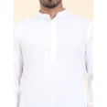 thumbnail image 3 of SKAVIJ Men's Shirt Cotton Kurta Casual Tunic Regular Fit (Small, White), 3 of 6
