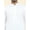 White, variant on Men's Cotton Longline Henley Shirt Long Sleeve Mandararin Collar Hippie Casual Beach T Shirts (Medium,White)