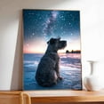 thumbnail image 4 of Hudo Dog Christmas Canvas Wall Art, Cesky Terrier Dog Wall Art Prints Dogs Hanging Wall Pictures Decoration for Holiday Living Room Bedroom Bathroom, 4 of 5