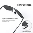 thumbnail image 4 of Gafas de sol polarizadas que cambian de color, gafas de sol deportivas con marco de metal ultraligero para hombres, 4 of 4