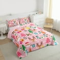 thumbnail image 3 of Castle Fairy 3-Piece Full Size Comforter Set, Santa and Snowman Christmas Print, 3 of 8