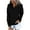 Black, variant on XMMSWDLA Women's Drop Shoulder Pullover Long Sleeve Crewneck Drawstring Hem Cropped Sweatshirt Hoodies Women Hoodies Women Green 2XL