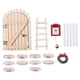 thumbnail image 3 of Kit de puerta de hadas en miniatura de madera para , adorno navideño, regalos de Halloween y año , manualidad DIY para habitación de, 3 of 9