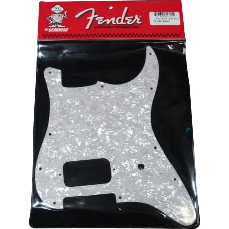 4-Ply White Pearl 11-Hole Mount, 1 HB Stratocaster Pickguard