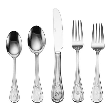 

Palm Breeze 20-piece Stainless Steel Flatware Set Service for 4
