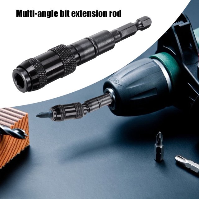 Extensiones de conector de adaptador de taladro eléctrico con punta de taladro de tornillo magnético (A) Likrtyny Para estrenar