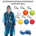 thumbnail image 2 of CAROOTU Disposable Rain Ponchos With Ball Storage Box Lightweight Raincoats Rain Gear, 2 of 5