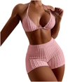 thumbnail image 1 of Maillots de Bain Deux Pièces pour Femmes Rehausseur Bikini avec Short Garçon, 1 of 8