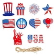 thumbnail image 2 of New Independence Day Gnomes Dwarfs Party Decorations Hanging USA Holiday Scene Decoration Hanging Ornaments Deals Of The Day Clearance, 2 of 9