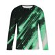 thumbnail image 3 of Blusas y camisas de manga larga y cuello redondo para hombre, camisetas casuales con estampado de moda y cuello redondo, blusas de licra de manga corta para hombre., 3 of 4