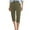 Army Green 1, variant on Kaemgyyd Capri Pants for Women Stretch Solid Color Office Work Pants Summer Casual Capris Slacks Crop Yoga Dress Pant