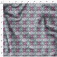 thumbnail image 4 of Soimoi Poly Georgette Fabric Artistic Flower & Geometric Decor Fabric Printed Yard 42 Inch Wide, 4 of 5