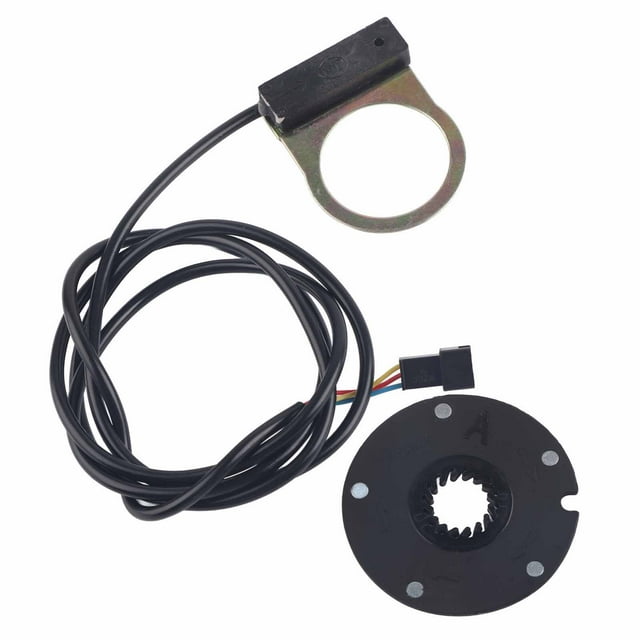 Sensor de Asistencia de Pedal, Plas de Bicicletas Eléctricas Sensor de Pasillo de Acero Con 5 Plass Magnéticas para Todas Las Bicicletas Eléctricas, Acesorio para Bicicleta