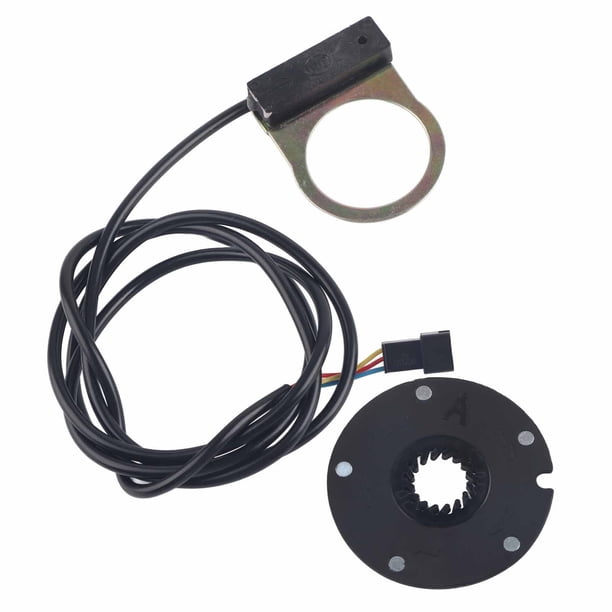 Sensor de Asistencia de Pedal, Plas de Bicicletas Eléctricas Sensor de Pasillo de Acero Con 5 Plass Magnéticas para Todas Las Bicicletas Eléctricas, Acesorio para Bicicleta