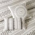 thumbnail image 4 of Ink+Ivy Rhea Cotton Jacquard Comforter Mini Set Ivory/Charcoal Full/Queen, 4 of 4