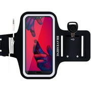 BRAVESHINE Armband for Phone Running - Workout Sports Arm Band - Sensitive Screen Running Case Phone Holder for iPhone