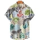 thumbnail image 5 of Camiseta informal vintage con estampado de animales hawaianos para hombre, camisas de manga corta con estampado de leopardo en 3D, blusas estilo Harajuku para fiestas navideñas, 5 of 5