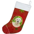 thumbnail image 2 of Carolines Treasures CK4025CS Christmas Snowflakes Goldendoodle Christmas Stocking, 2 of 2