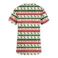thumbnail image 5 of Holiday Gifts! Titcea Christmas Scrub Tops Women Xmas Printed Short Sleeved V Neck Scrub Tops with Pockets Lightweight Stretchy Working Uniform, 5 of 5