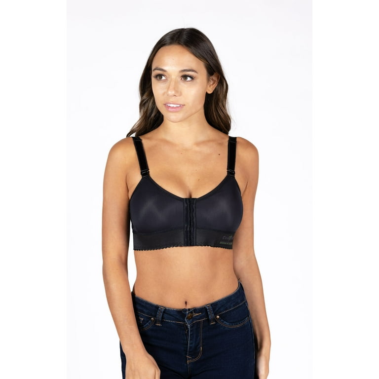 ContourMD Post-Op Surgical Compression Bra - Black - 44 