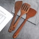 thumbnail image 3 of GOOHOCHY 3 espátulas de madera para cocina, espátula para parrilla, espátula de madera para wok, espátula para freír, espátula para carne., 3 of 5