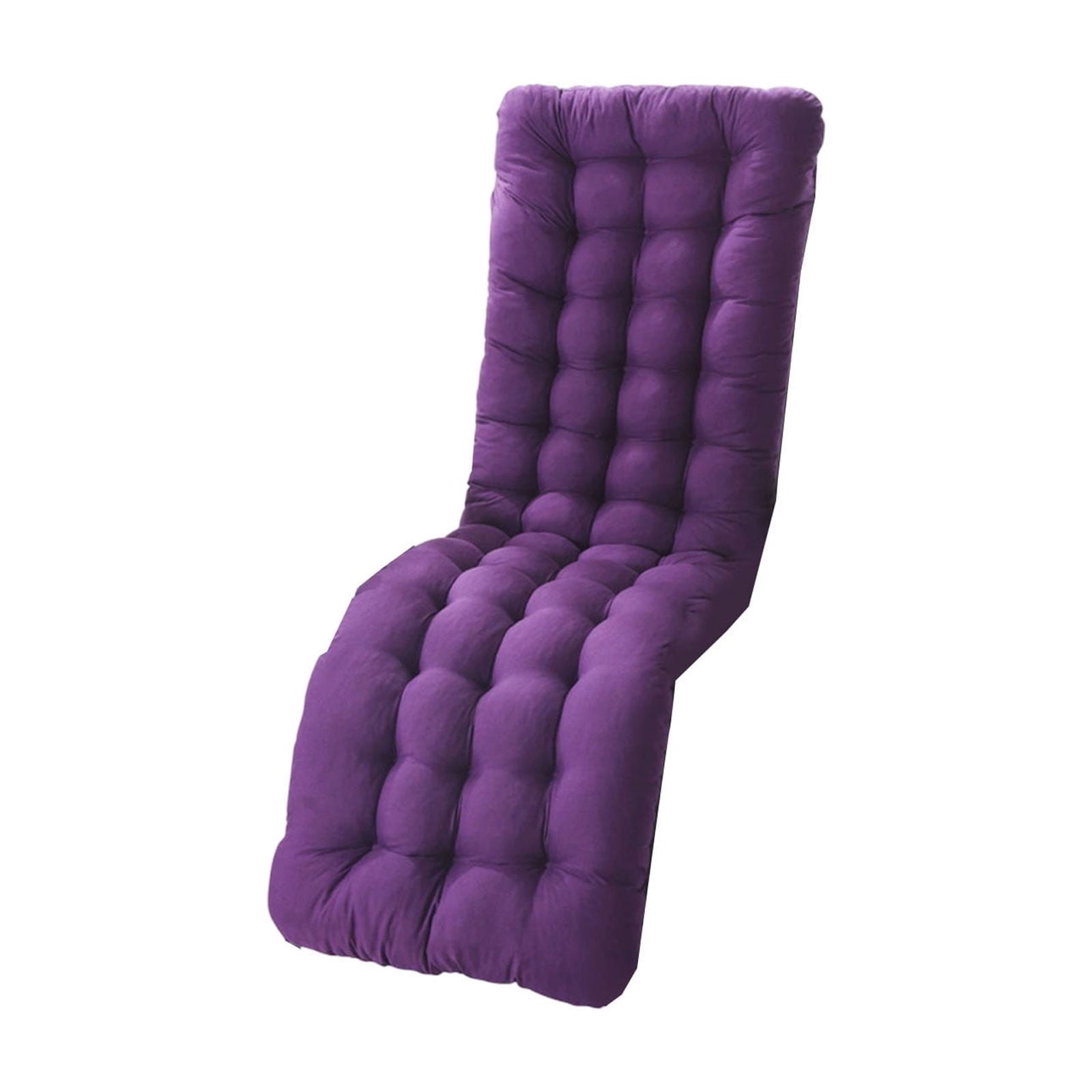 Lounge Chair Cushion,Outdoor Lounge Chair Cushions,Seat Cushions,Lounge Chair Cushion,Cushions for Outdoor Furniture,Patio Cushions Chaise Outdoor Mattress Recliner Quilted Thick(Purple)