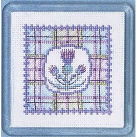 

Textile Heritage Coaster Kit - Tartan Thistles