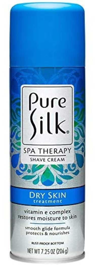 2 Pack - Pure Silk Dry Skin Treatment Spa Therapy Shave  