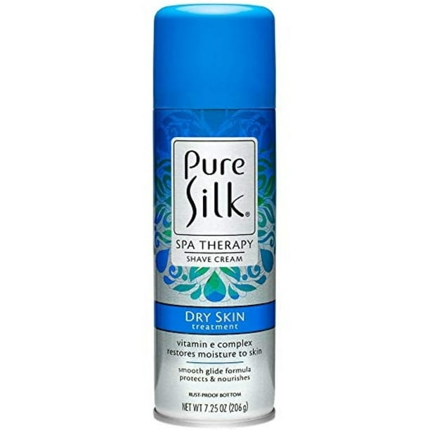 2 Pack Pure Silk Dry Skin Treatment Spa Therapy Shave Cream for Women